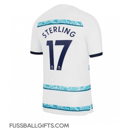 Chelsea Raheem Sterling #17 Fußballbekleidung Auswärtstrikot 2022-23 Kurzarm